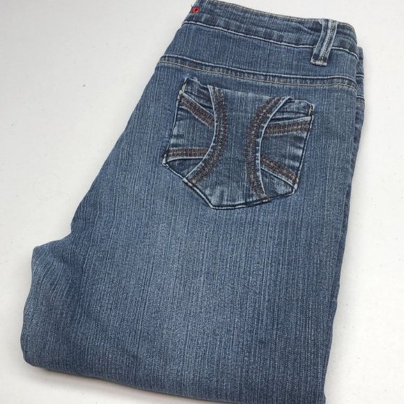 LIKE NEW VINTAGE RED LABEL BOOTCUT JEANS 30x30 ⭐️ - Picture 1 of 12